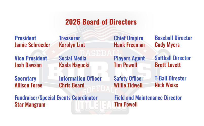 Welcome to Burns Little League